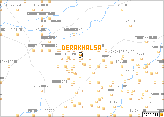 map of Dera Khālsa