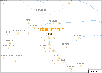 map of Derakht-e Tūt