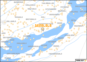 map of Dera Lāla