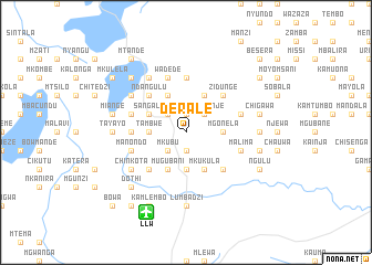 map of Derale