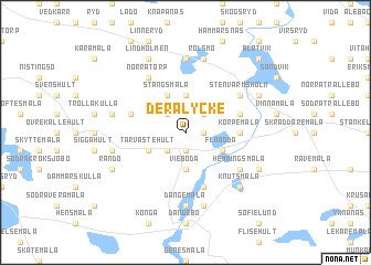 map of Deralycke