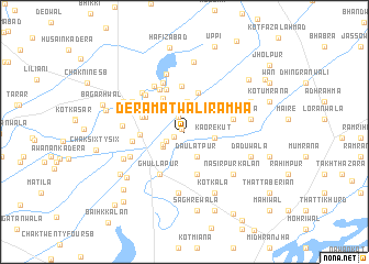map of Dera Matwāli Ramha