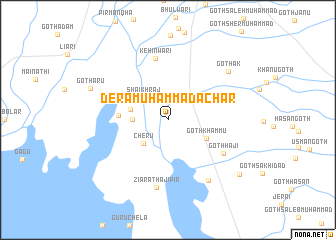 map of Dera Muhammad Achar