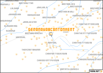 map of Dera Nawāb Cantonment