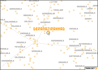 map of Dera Nazīr Ahmad