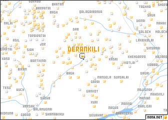 map of Derān Kili