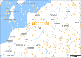 map of Dera Paman