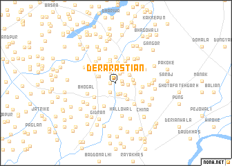 map of Dera Rastiān