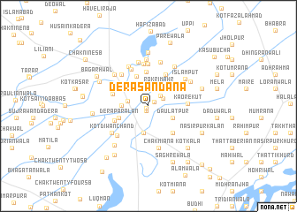 map of Dera Sandāna