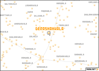 map of Dera Shāhwāla