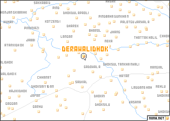 map of Derawāli Dhok