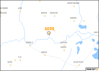 map of Dēra