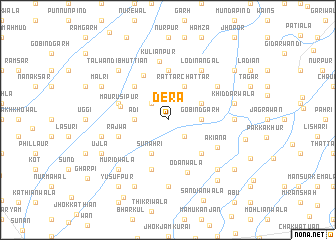 map of Dera