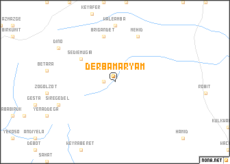 map of Derba Maryam
