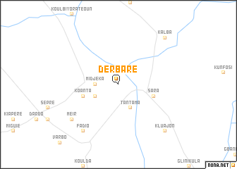 map of Derbaré