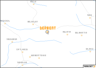 map of Derbent
