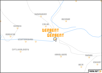 map of Derbent