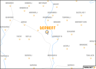 map of Derbent