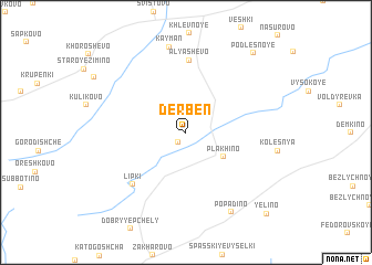 map of Derben\