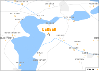 map of Derben\