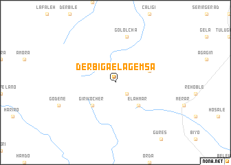 map of Derbīga Ēl Āgemsa