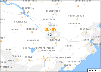 map of Derby