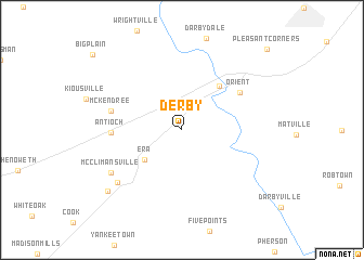 map of Derby
