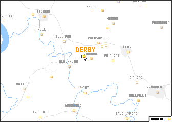 map of Derby