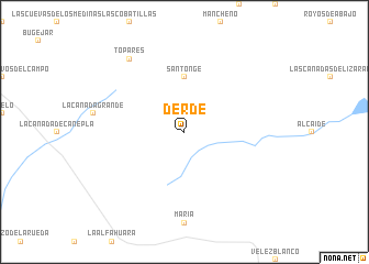 map of Derde