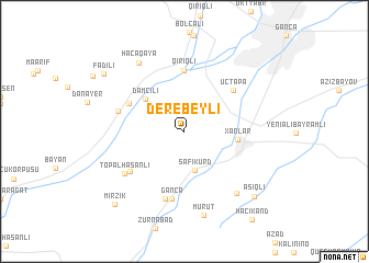 map of Derebeyli