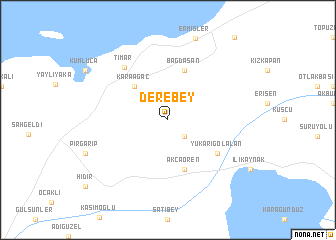 map of Derebey