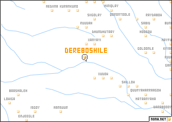 map of Dereboshile