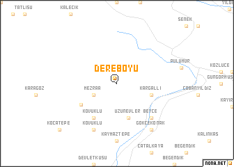map of Dereboyu