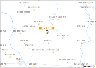 map of Derechin