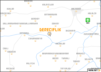 map of Dereçiflik