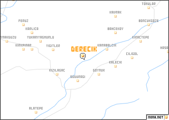 map of Derecik