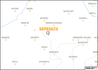map of Deredüzü
