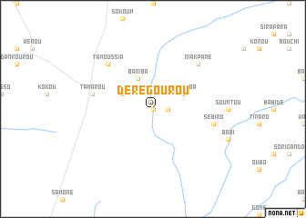 map of Dérégourou