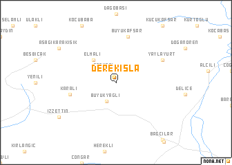 map of Derekışla