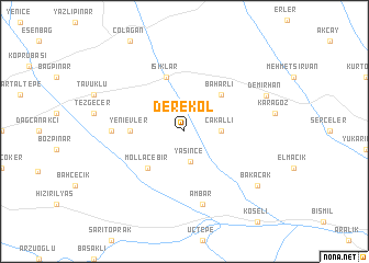 map of Derekol