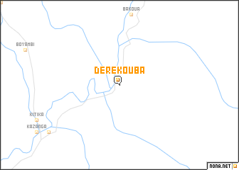 map of Dérékouba