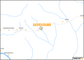 map of Dérékouba