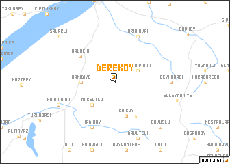 map of Dereköy