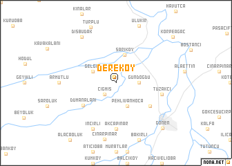 map of Dereköy