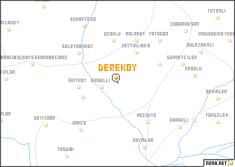 map of Dereköy