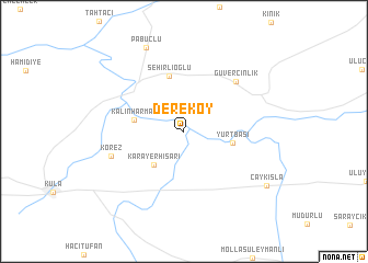 map of Dereköy