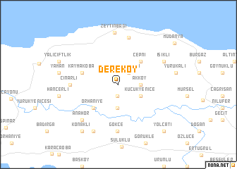 map of Dereköy