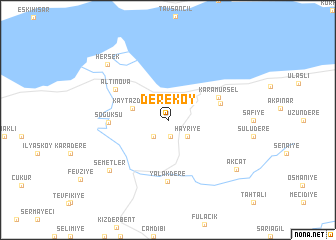 map of Dereköy