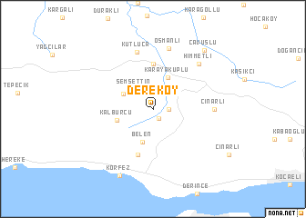 map of Dereköy