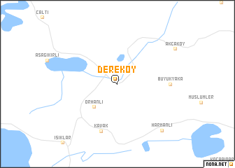 map of Dereköy